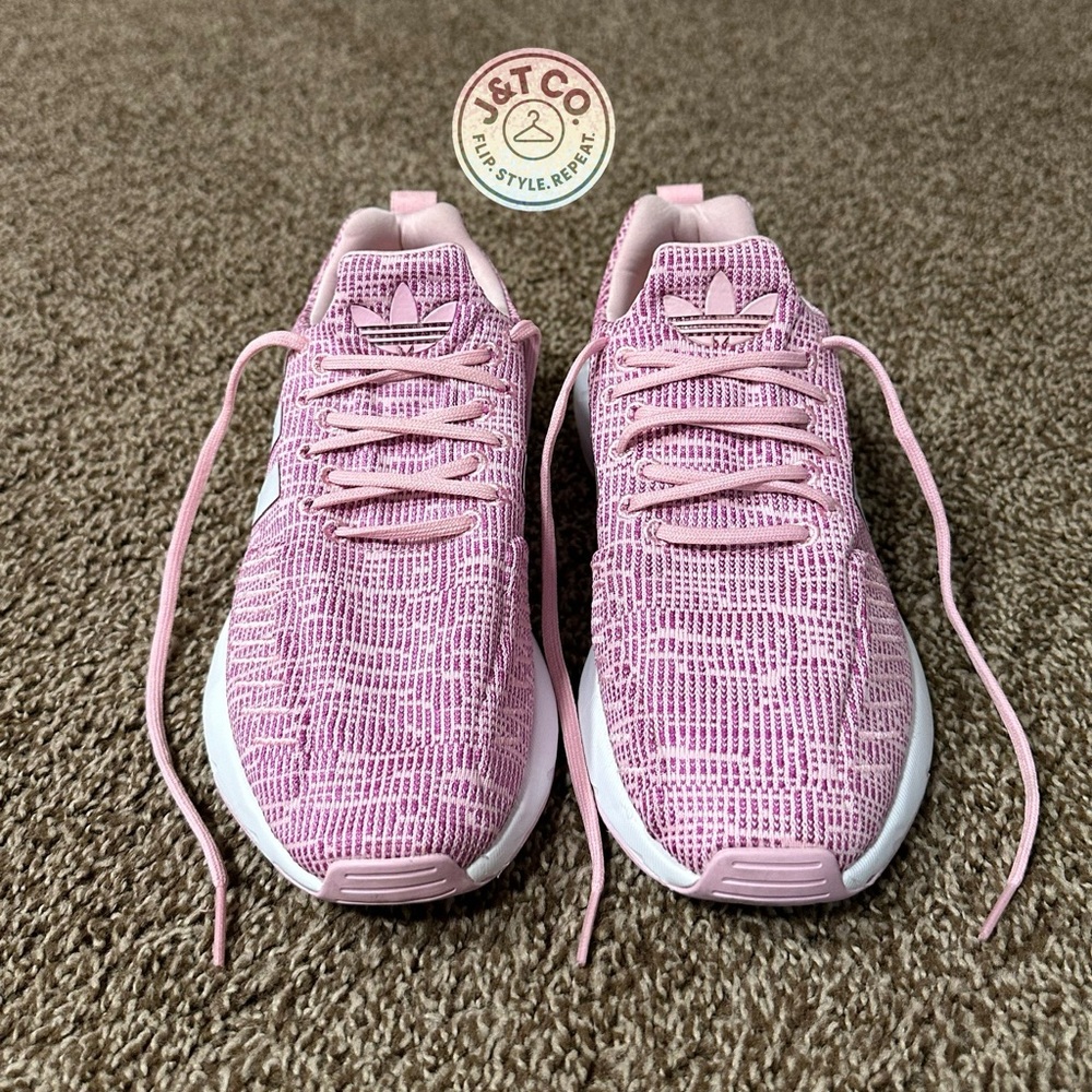 Adidas/Swift Pink Knit Sneakers